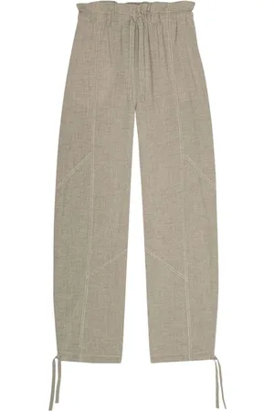 Ganni Elasticated waist trousers