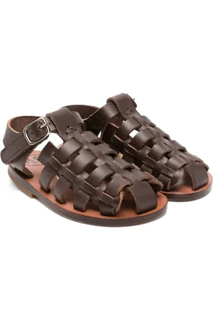 PèPè Caged leather sandals