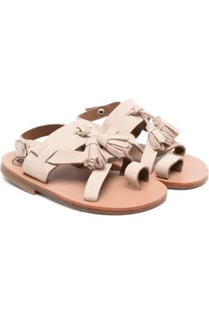 PèPè Tassel-detail suede sandals