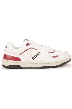 HUGO BOSS Logo-print leather sneakers