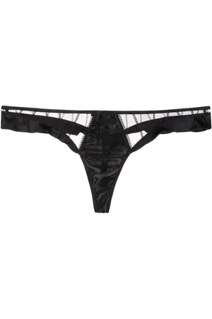 Kiki de Montparnasse Muse striped lace thong