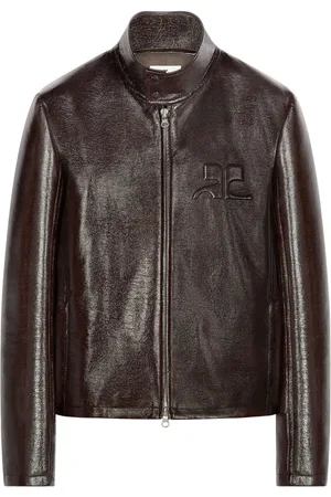 Courrèges Vinyl biker jacket