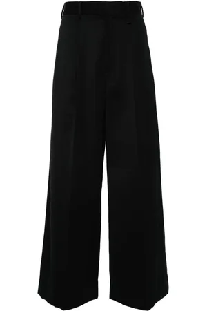 Simone Rocha Pleated wide trousers