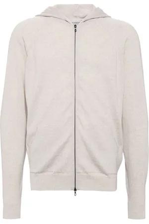 JOHN SMEDLEY Merino zipped hoodie