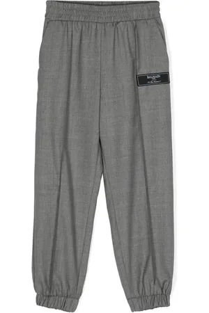 Balmain Mid-rise tapered trousers