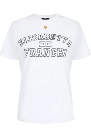 Elisabetta Franchi Logo-print cotton T-shirt