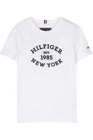 Tommy Hilfiger Flocked-logo cotton T-shirt