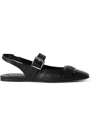 Karl Lagerfeld Konnie double-strap leather pumps