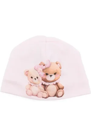 MONNALISA Teddy bear-print beanie