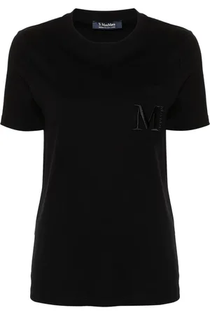 Max Mara Embroidered-logo cotton T-shirt