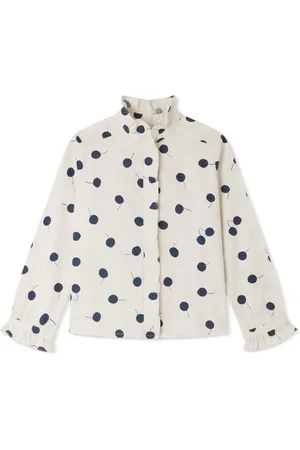 BONPOINT Bree polka-dot print shirt