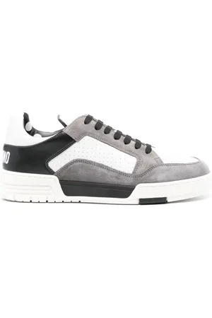 Moschino Panelled leather sneakers