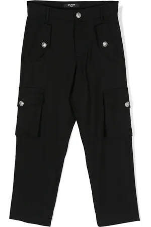 Balmain Virgin-wool cargo trousers