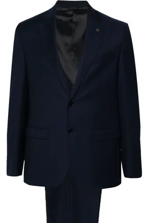 Manuel Ritz Patterned-jacquard suit