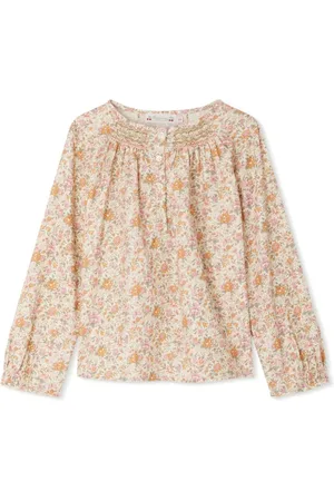 BONPOINT Biancarosa cotton-blend blouse