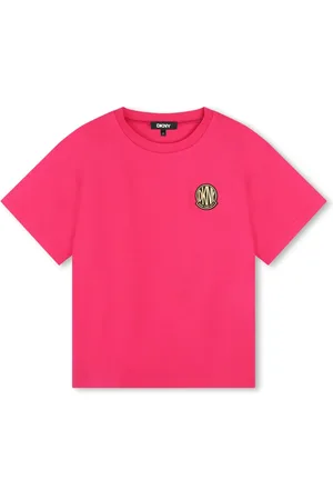 DKNY Logo-appliquéd cotton T-shirt