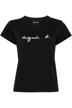 AGNÈS B. Brando logo-print cotton T-shirt