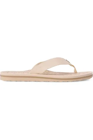 Tommy Hilfiger Logo-plaque thong-strap flip flops