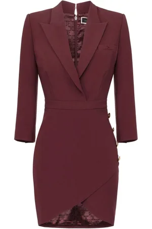 Elisabetta Franchi Buttoned coat dress