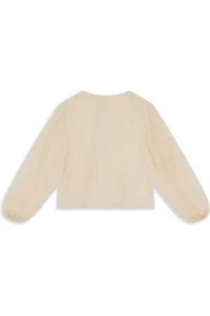 VERSACE Round-neck long-sleeved blouse