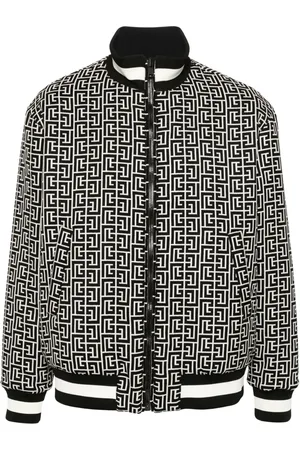 Balmain Monogram reversible bomber jacket