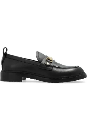 See by Chloé Logo-engraved leather loafers