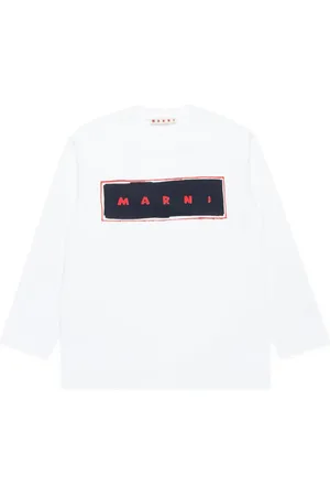 Marni Logo-print long-sleeve shirt