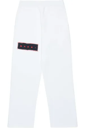 Marni Box logo-print track pants