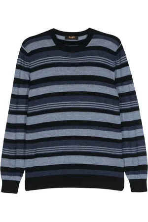 MOORER Elmer striped jumper