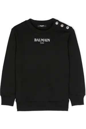 Balmain Logo-print cotton sweatshirt