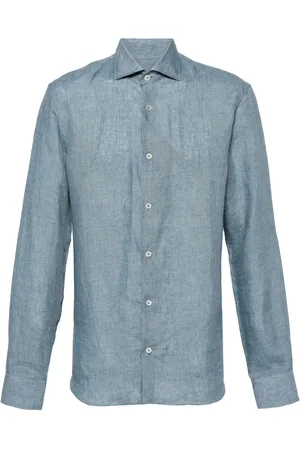 MOORER Roman-HR linen shirt