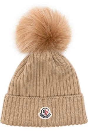 Moncler Pompom ribbed beanie