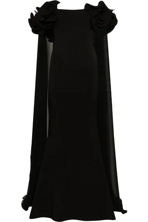 Ana Radu Floral-appliqué dress