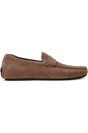 HUGO BOSS Noel suede mocassins