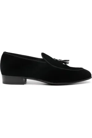 Gucci Double G-tassels velvet loafers