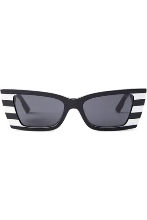 Jimmy Choo Striped cat-eye sunglasses