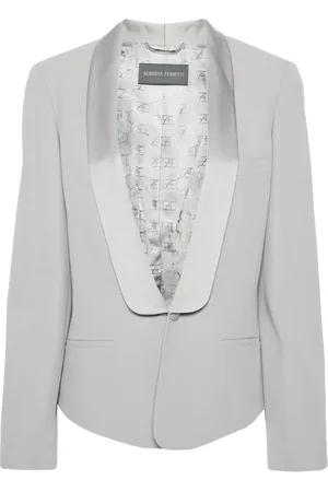 Alberta Ferretti Shawl-collar single-breasted blazer