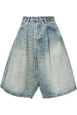 R13 Jesse denim bermuda shorts
