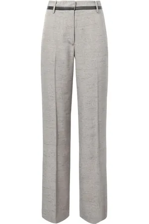 Proenza Schouler Aiden m??lange wide-leg trousers