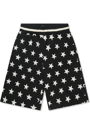Balmain Star print cotton shorts