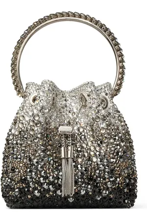 Jimmy Choo Bon Bon crystal-embellished shoulder bag
