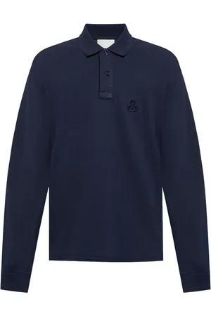 Isabel Marant Logo-embroidered cotton polo shirt