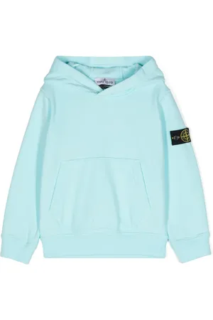 Stone Island Compass-badge cotton hoodie