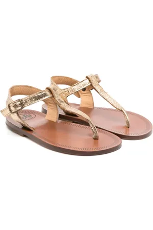 PèPè Metallic T-bar sandals