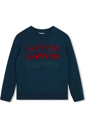 Lanvin Logo-embroidered cotton sweatshirt