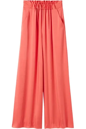 Claudie Pierlot Wide-leg satin trousers