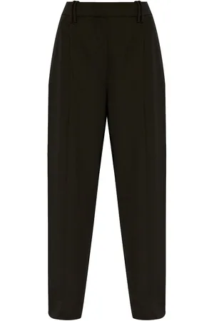 Ganni High-rise straight trousers