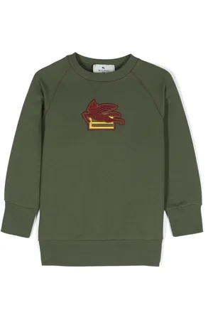 Etro Pegaso-embroidered cotton sweatshirt
