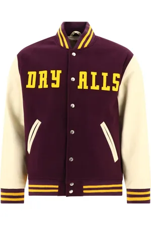 HUMAN MADE Embroidered-logo wool jacket