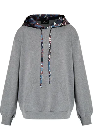 Etro Contasting-hood cotton hoodie